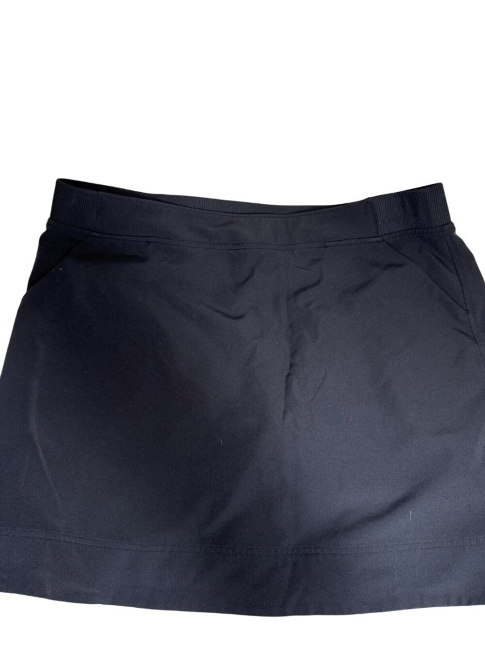 32 Degrees Cool Womens Black Skort Polyester/Spandex Elastic Waist XL